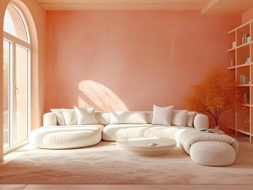 living room Pale Coral