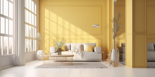 living room Pale Yellow