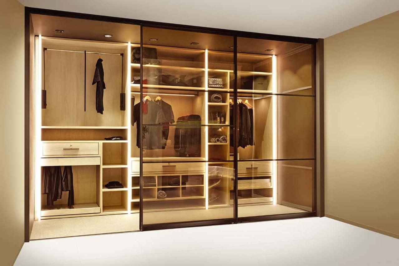 glass wardrobe pune