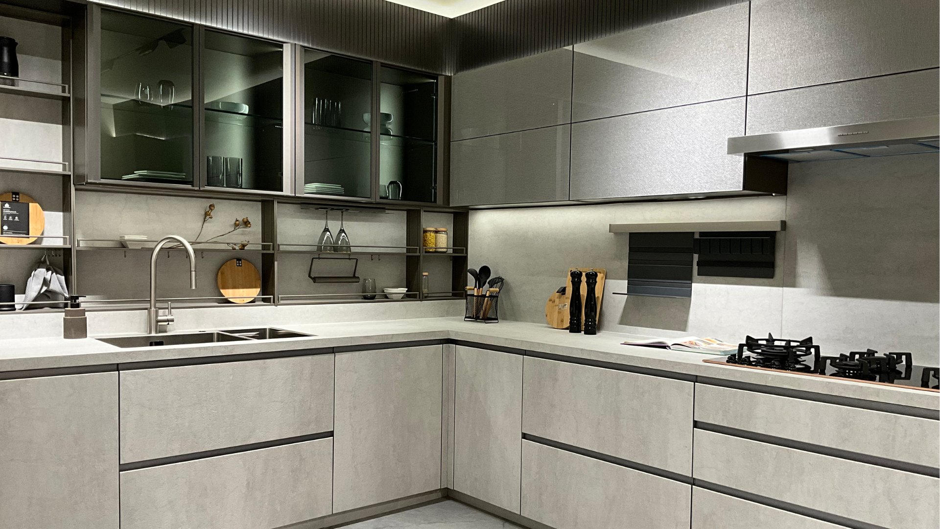 kitchen with dining table