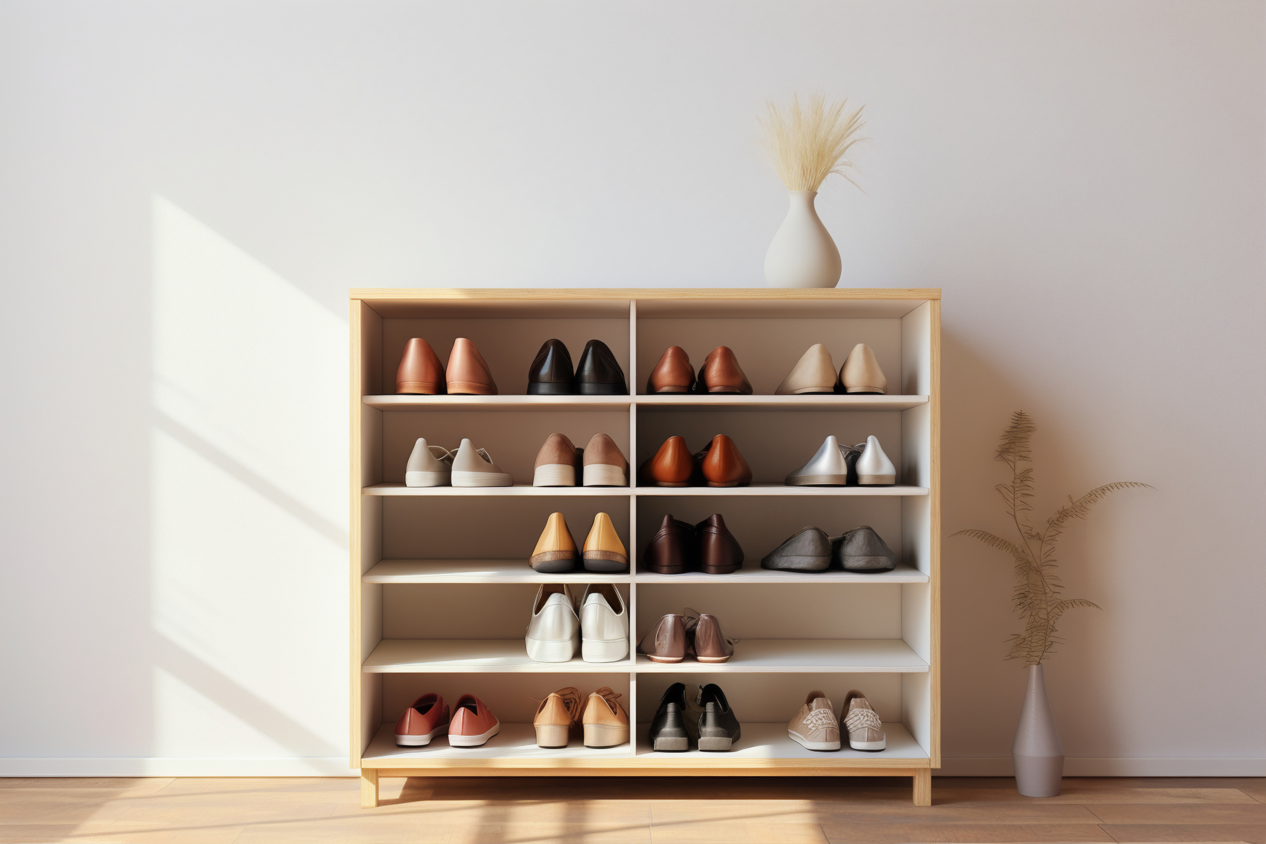 Shoe Rack with Storage Space for Footwear – Home Storage Design by Kitchen Decor